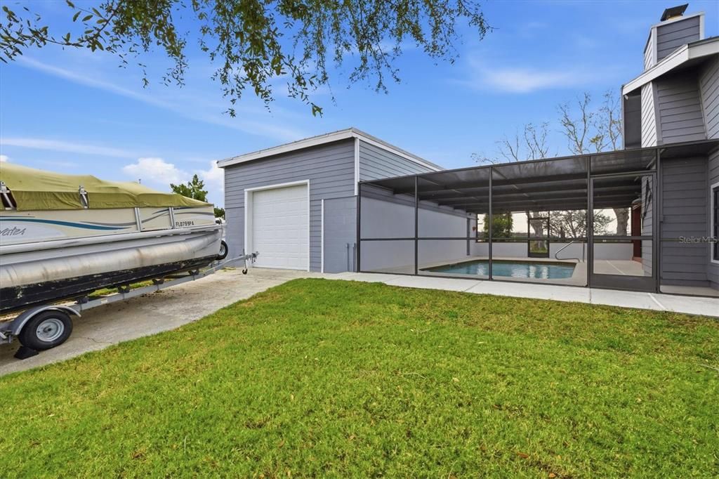 Backyard, Detached Garage, Exterior, Pool