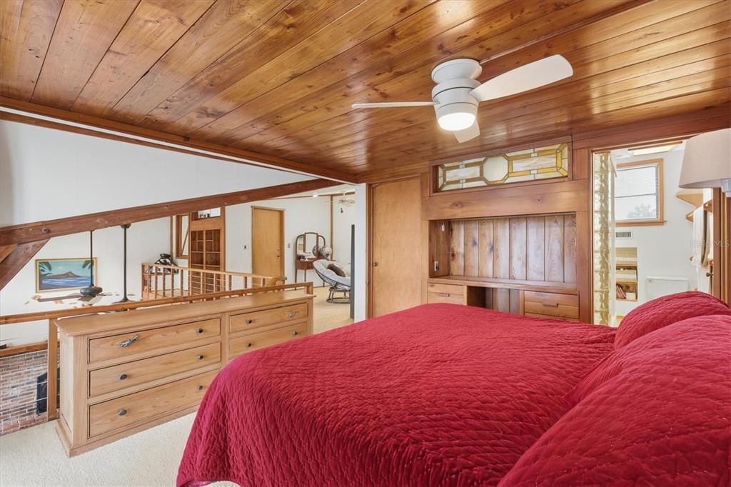 Bedroom, Interior, Wooden Ceilings