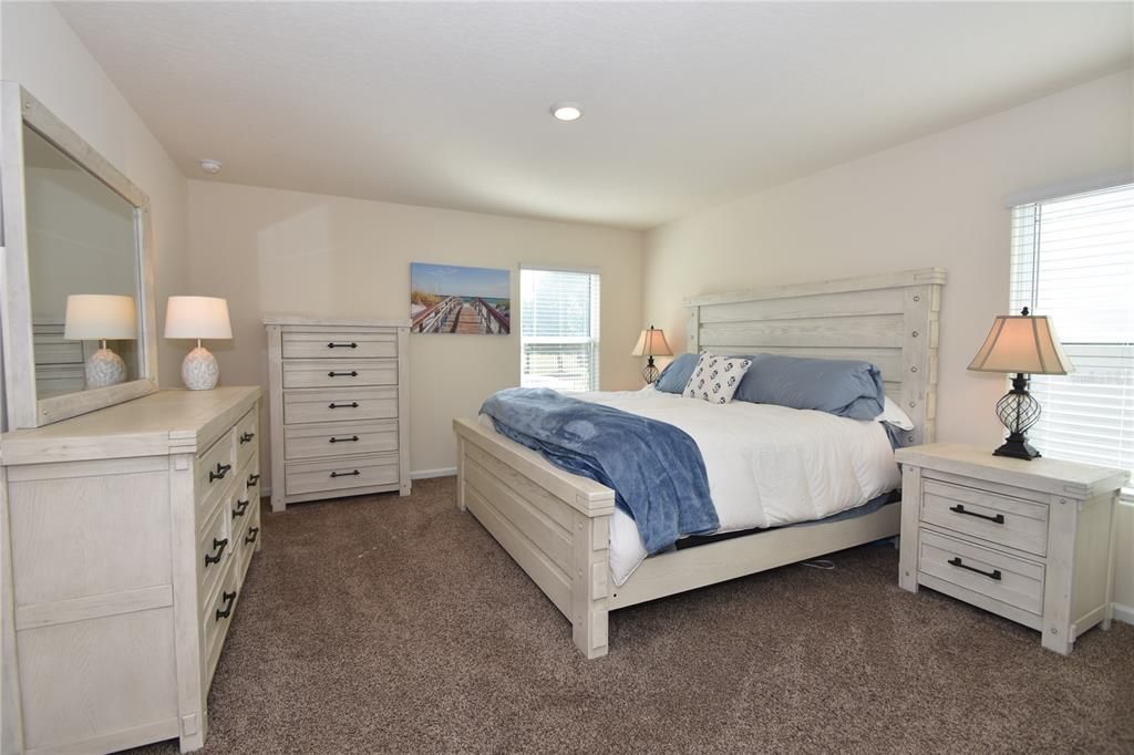 Bedroom, Interior, Recessed Lighting