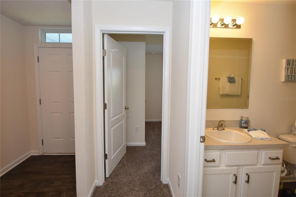Bathroom, Interior, Wood Texture Flooring