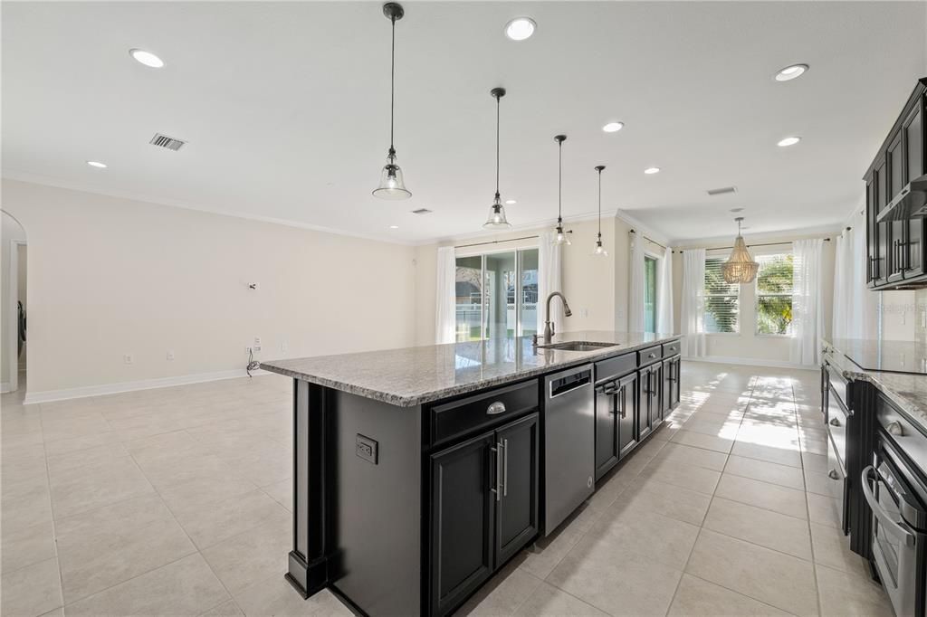 Interior, Kitchen, Pendant Lights, Recessed Lighting