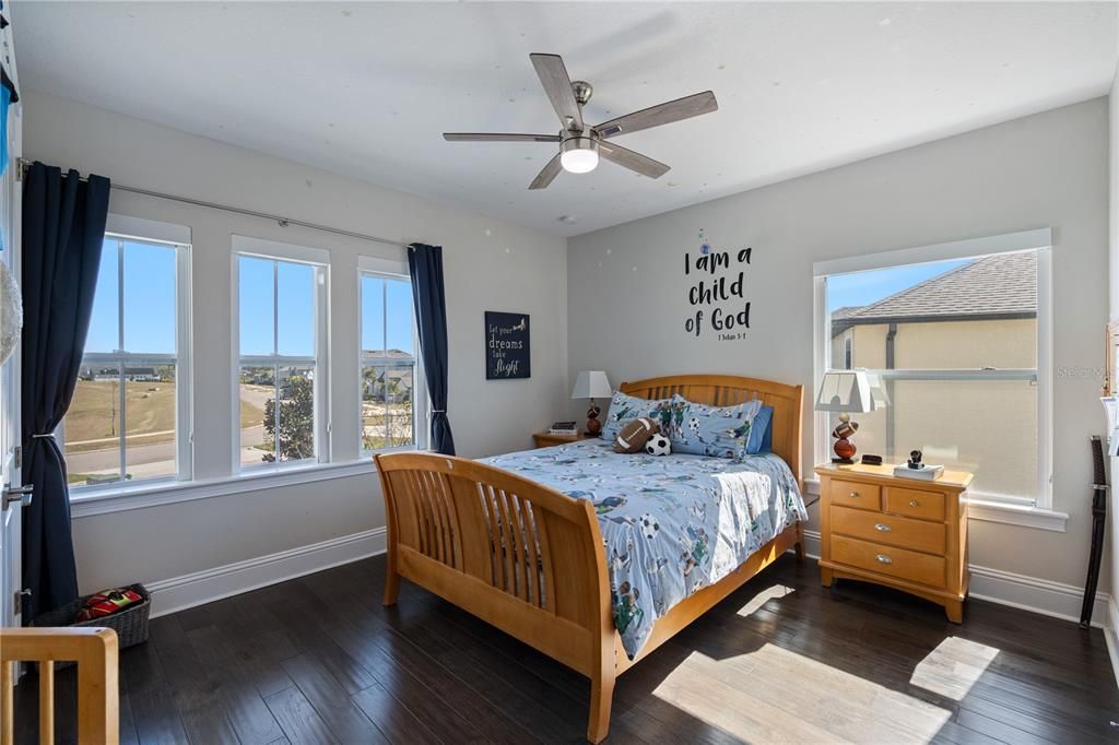 Bedroom, Interior, Wood Texture Flooring
