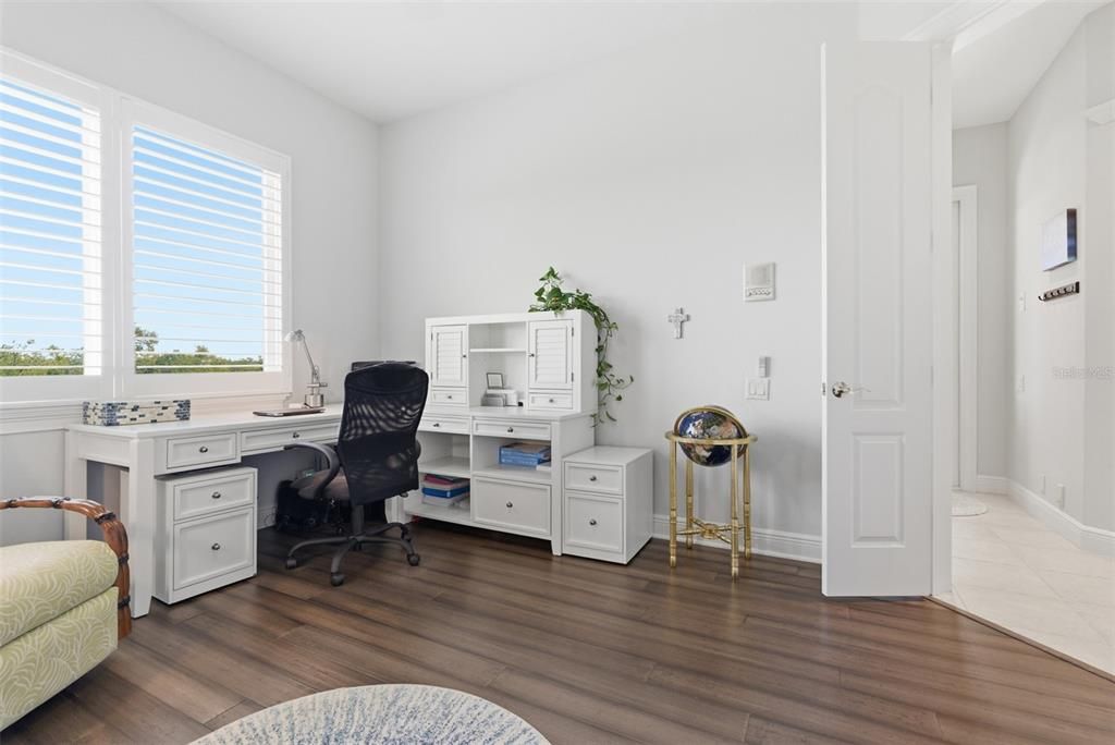 Home Office, Interior, Wood Texture Flooring