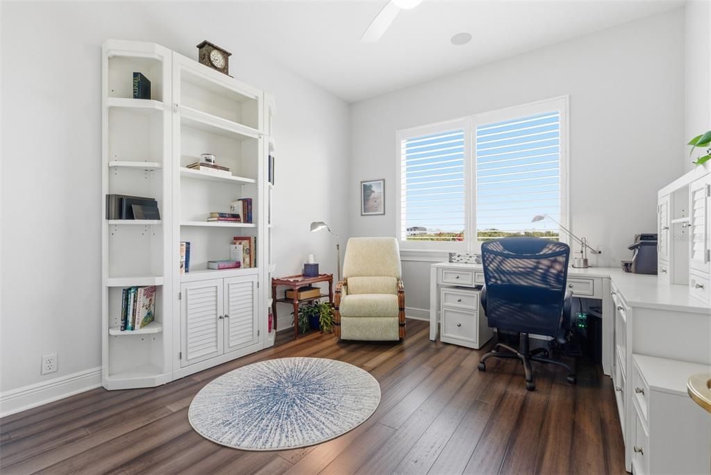 Home Office, Interior, Wood Texture Flooring