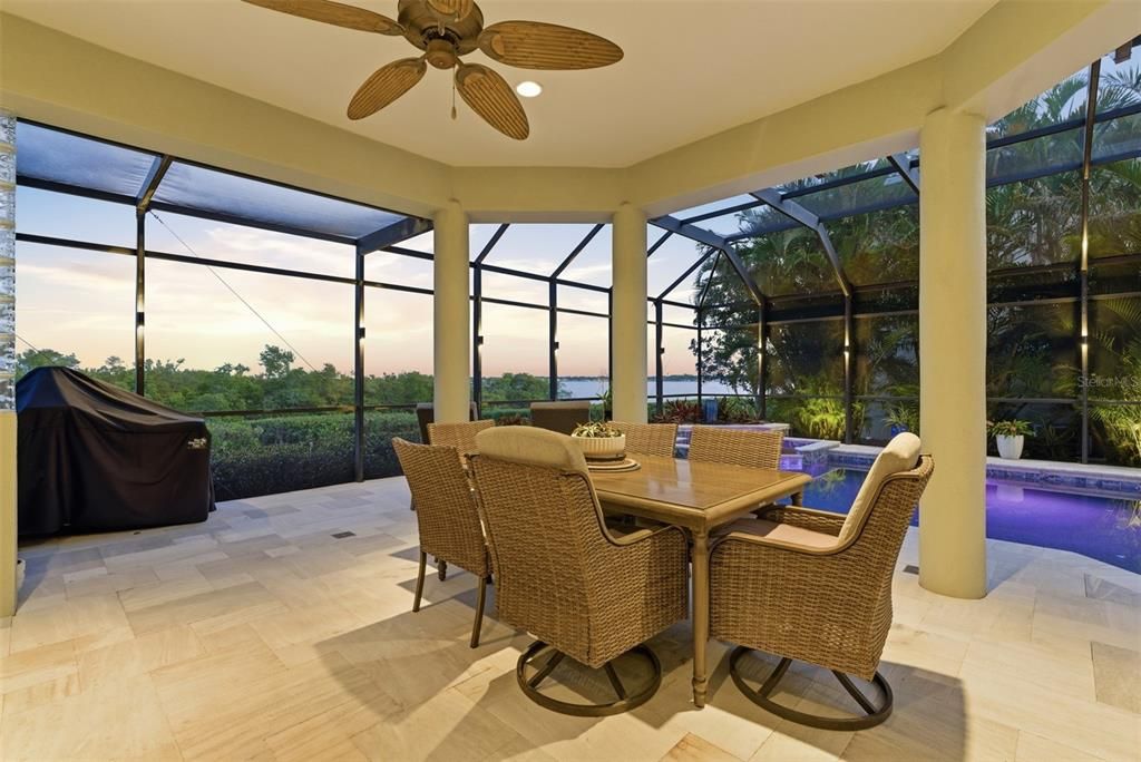 Dining room, Glass Ceilings, Interior, Pool, Sun Room