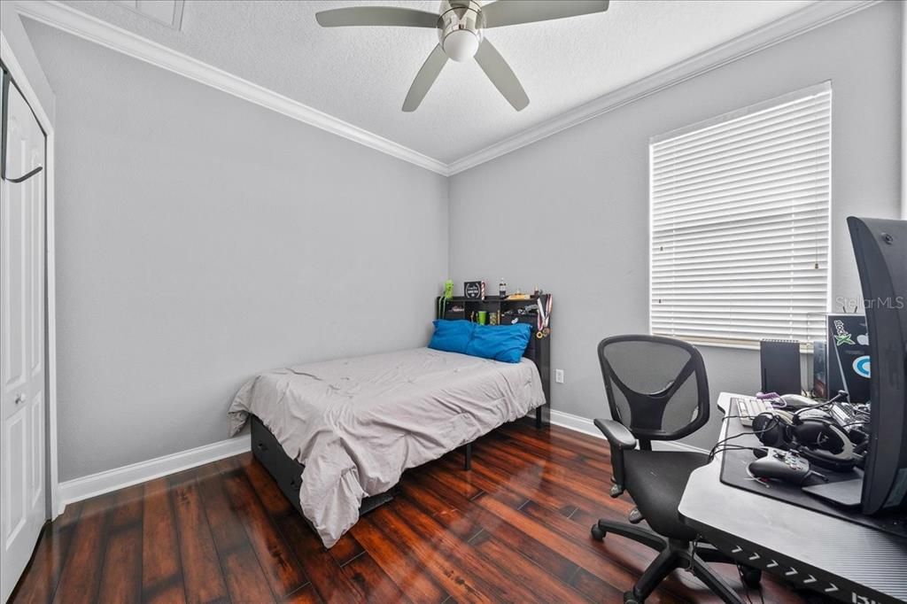 Bedroom, Home Office, Interior, Wood Texture Flooring
