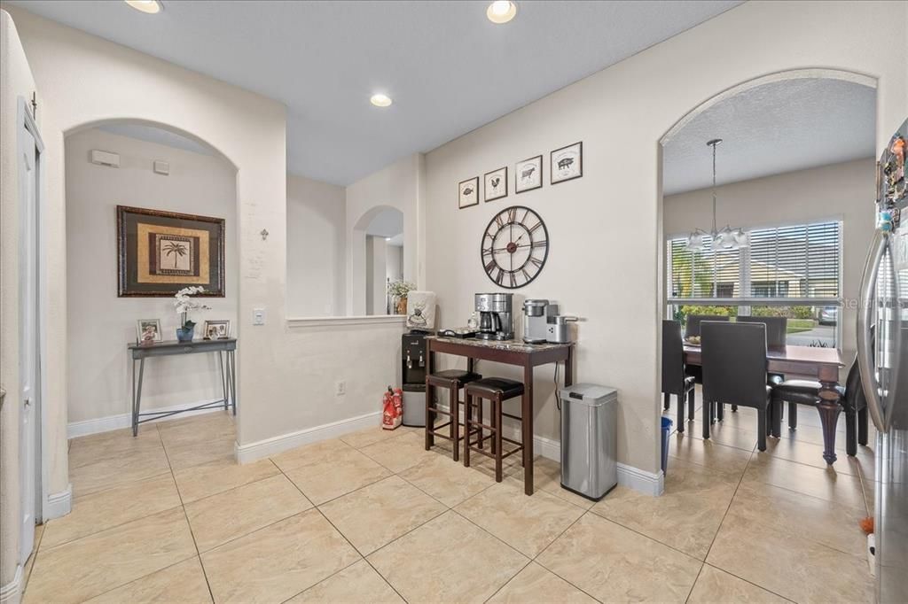 Chandelier, Dining room, Interior, Recessed Lighting