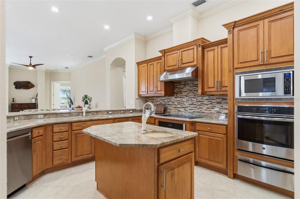 Interior, Kitchen, Recessed Lighting, Stainless Steel Appliances