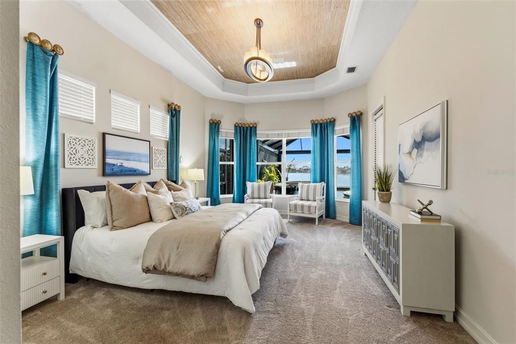 Bedroom, Interior, Pendant Lights