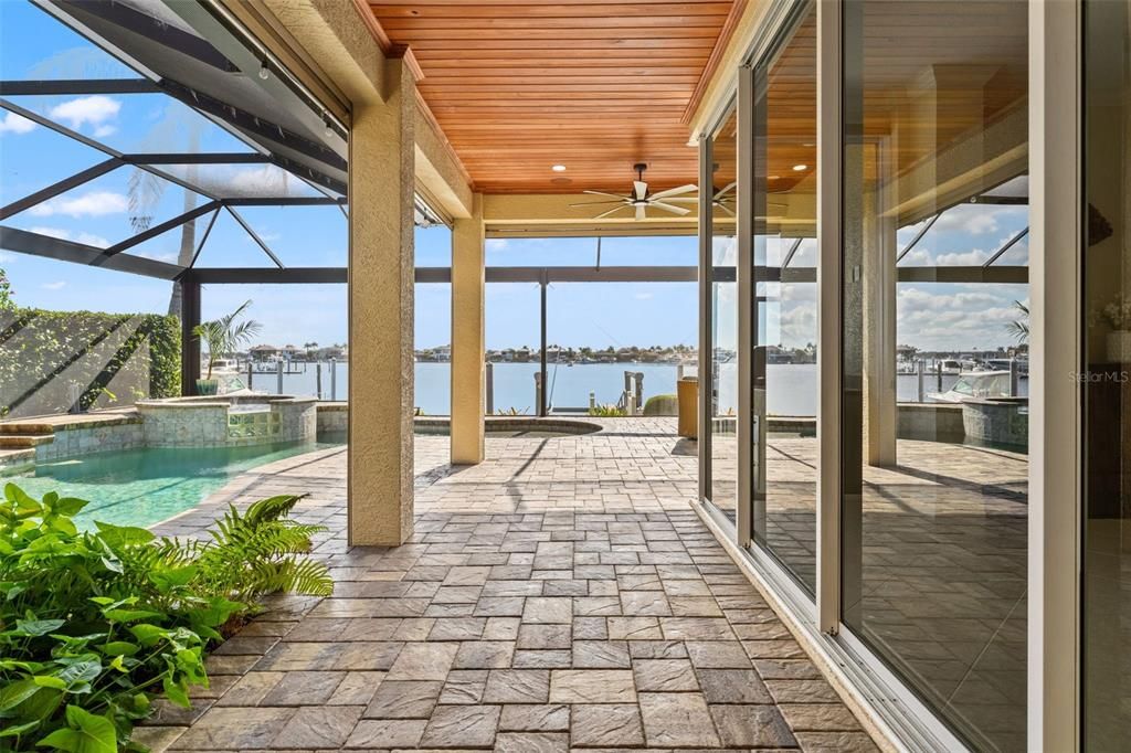 Glass Ceilings, Interior, Pool, Recessed Lighting, Sun Room, Water