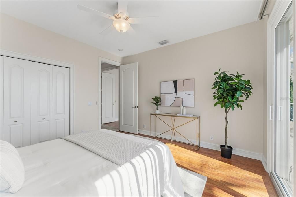 Bedroom, Interior, Wood Texture Flooring