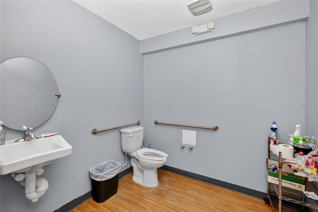Bathroom, Interior, Wood Texture Flooring