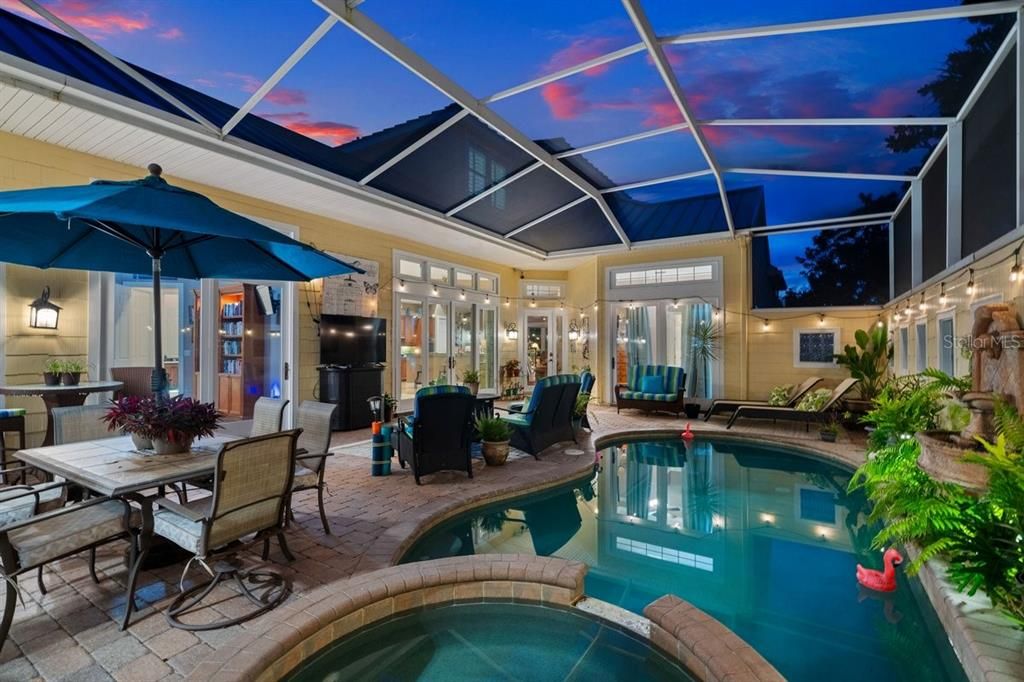 Glass Ceilings, Interior, Pool, Sun Room