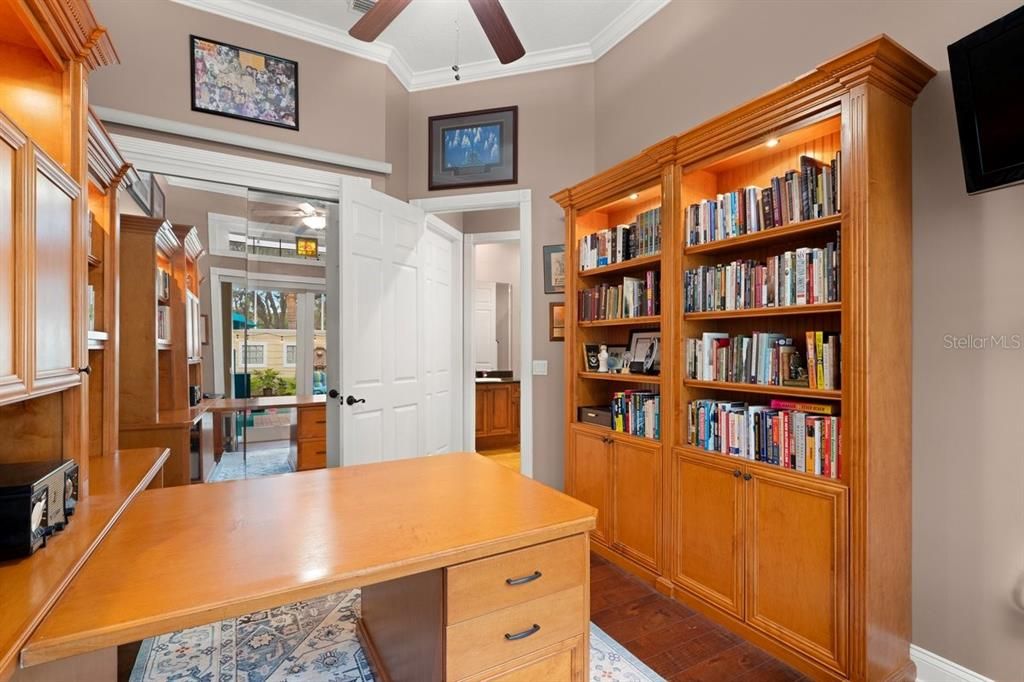 Home Office, Interior, Wood Texture Flooring