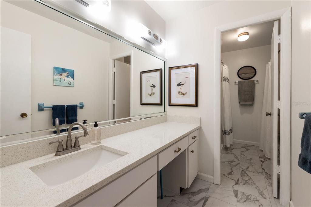 Bathroom, Dual Sink Vanities, Interior, Marble