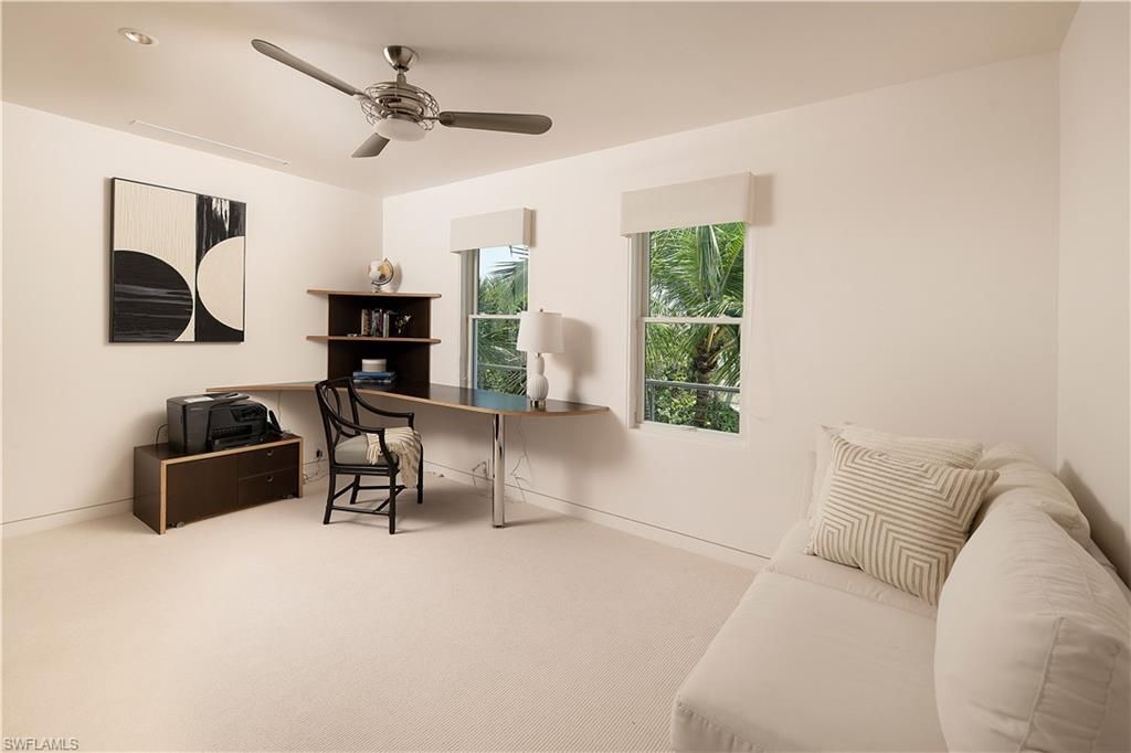 Home Office, Interior, Recessed Lighting
