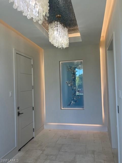 Chandelier, Interior