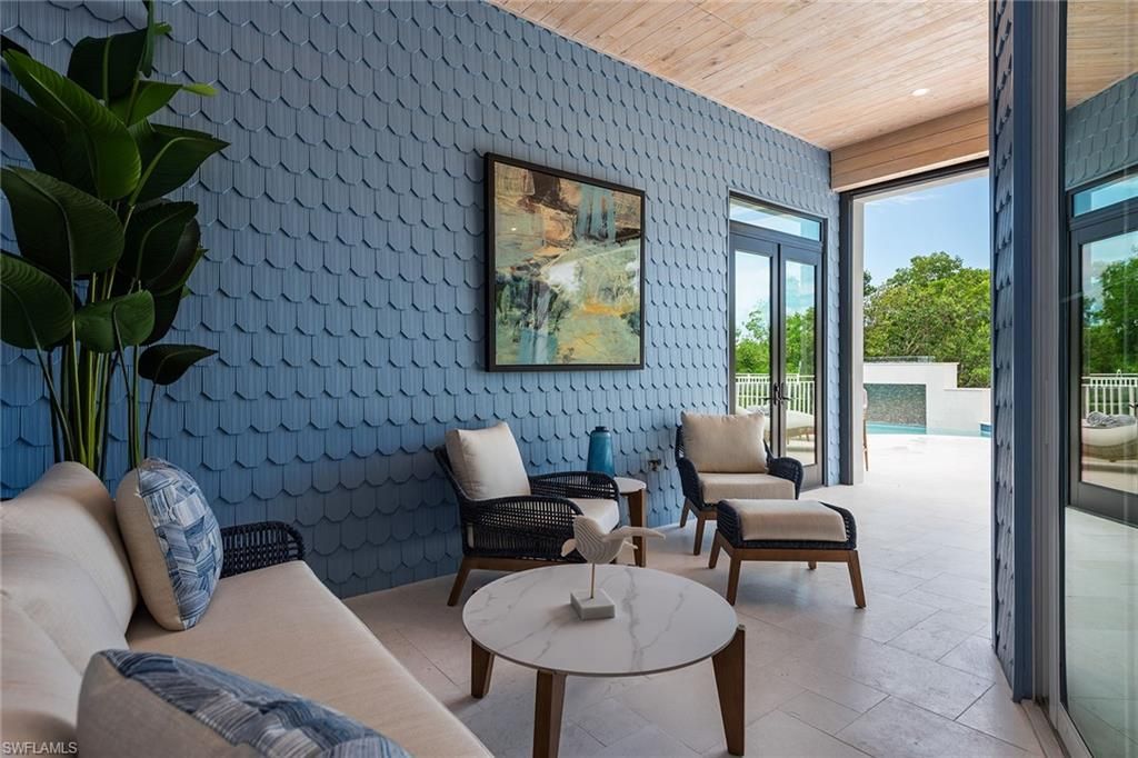 Interior, Living room, Recessed Lighting, Wooden Ceilings