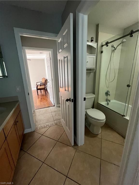 Bathroom, Glass Shower, Interior, Wood Texture Flooring