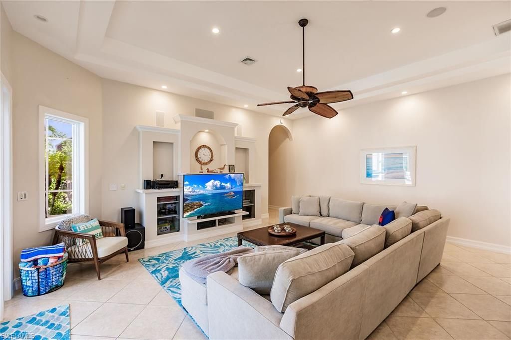 Interior, Living room, Recessed Lighting