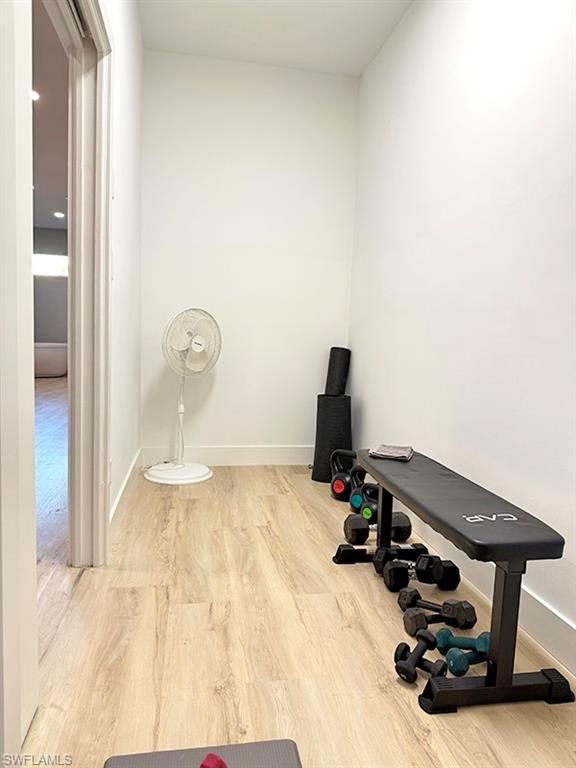 Fitness Equipment, Interior, Wood Texture Flooring