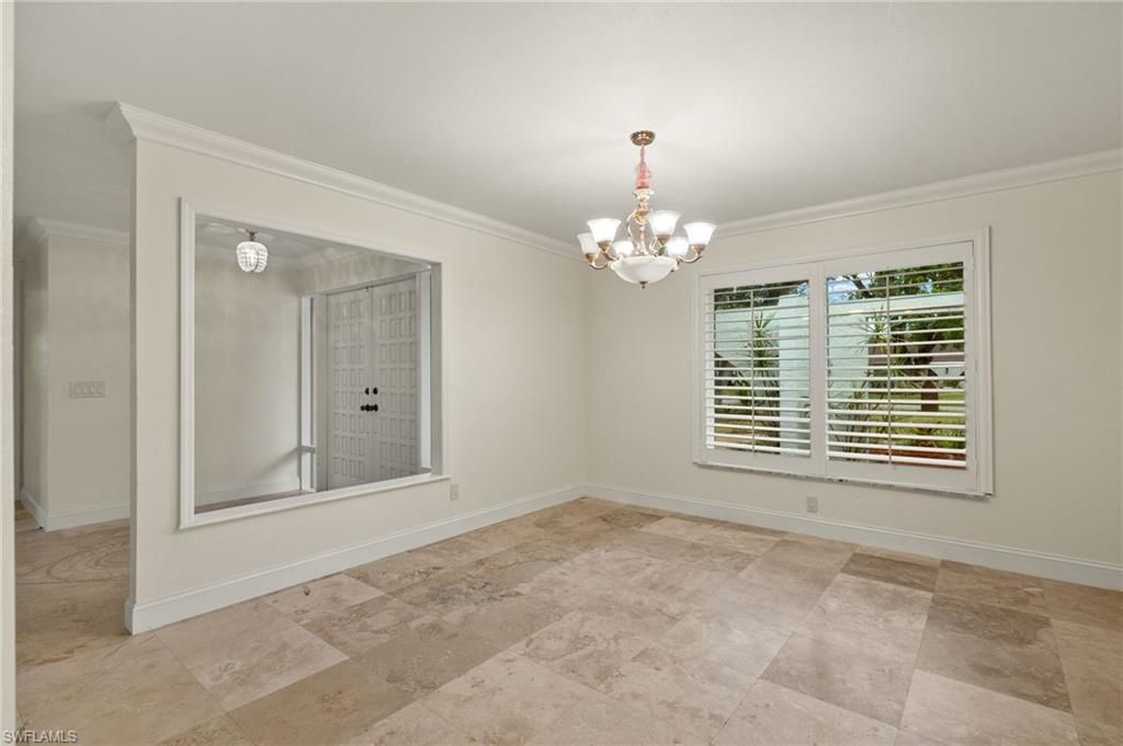 Chandelier, Empty room, Interior
