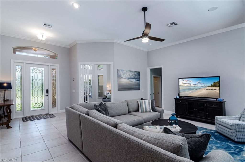 Interior, Living room, Recessed Lighting
