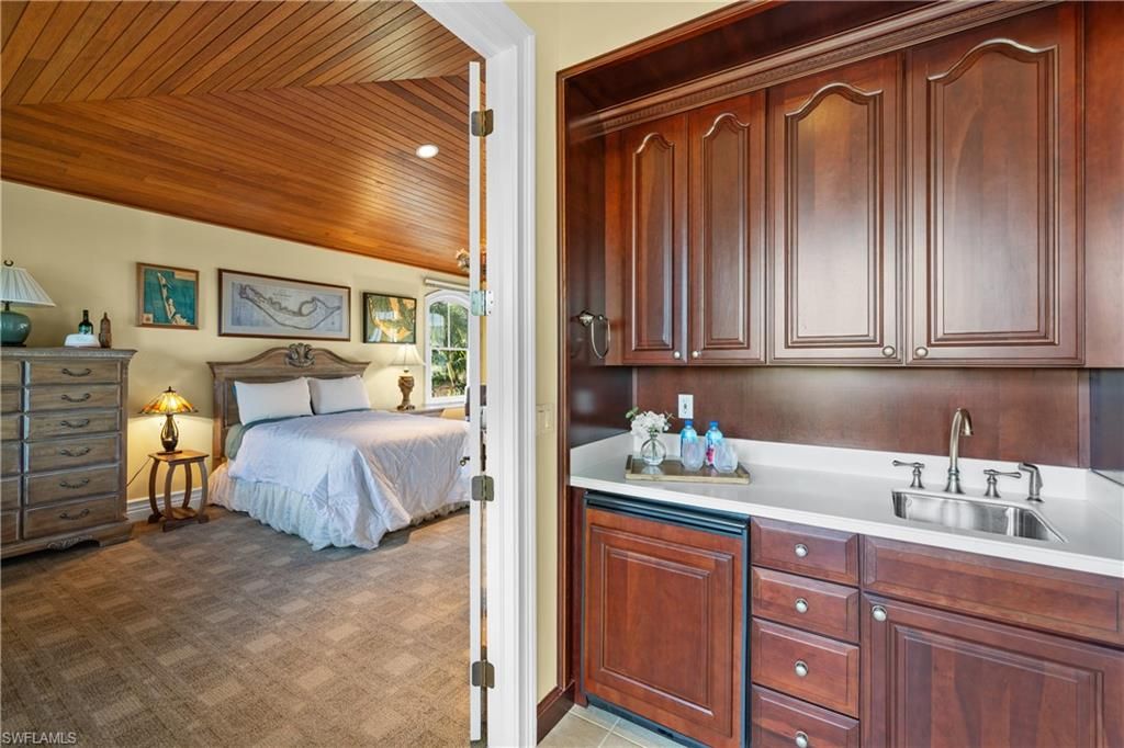 Bedroom, Interior, Recessed Lighting, Wooden Ceilings