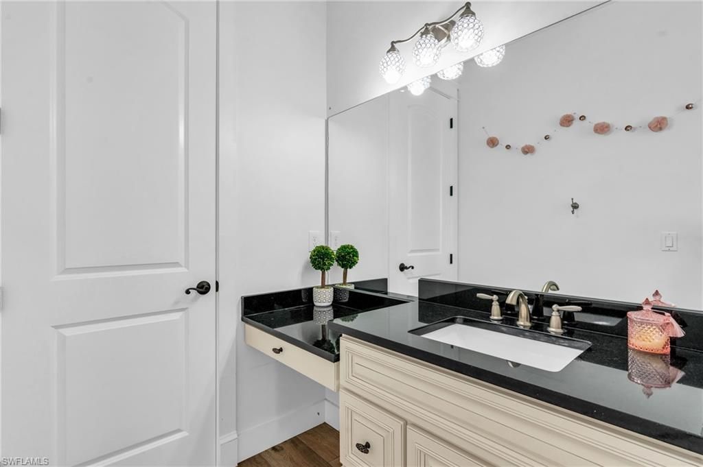 Bathroom, Dual Sink Vanities, Interior, Wood Texture Flooring