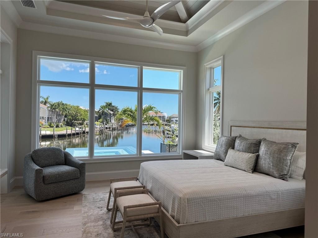 Bedroom, Interior, Water, Wood Texture Flooring