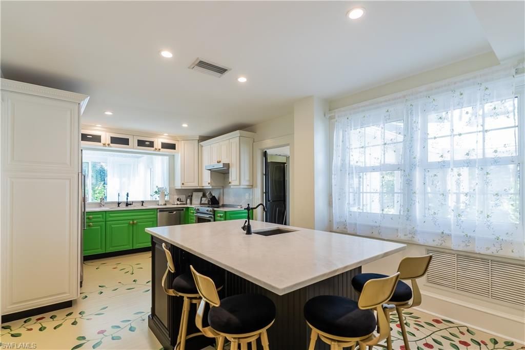 Interior, Kitchen, Recessed Lighting, Stainless Steel Appliances