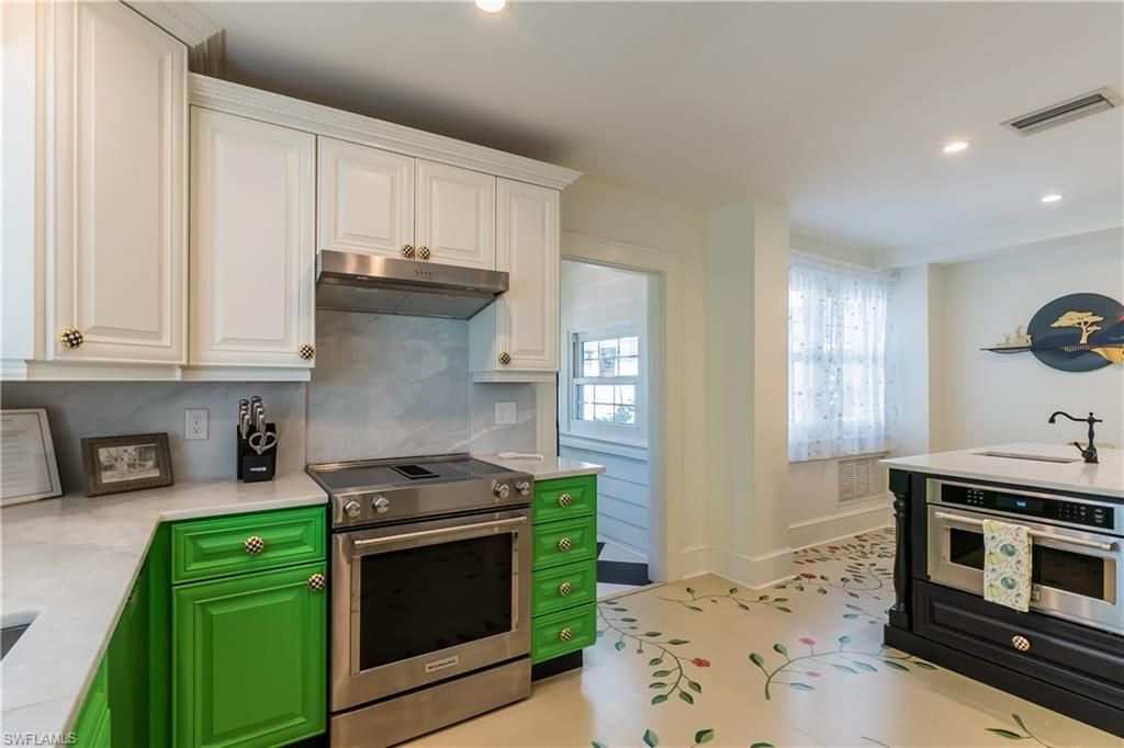 Interior, Kitchen, Recessed Lighting, Stainless Steel Appliances
