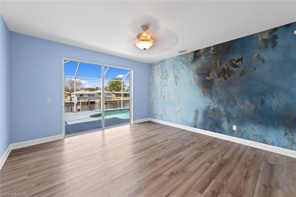 Empty room, Interior, Wood Texture Flooring