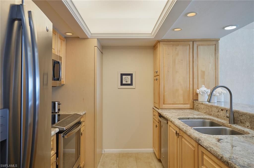 Interior, Kitchen, Recessed Lighting, Stainless Steel Appliances