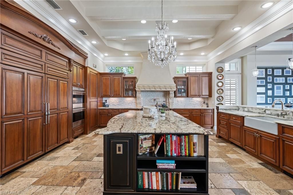 Chandelier, Interior, Kitchen, Pendant Lights, Recessed Lighting