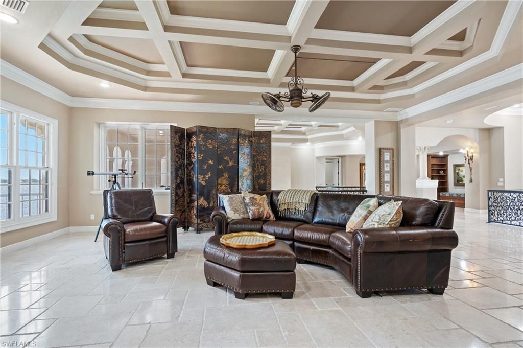 Interior, Living room, Recessed Lighting