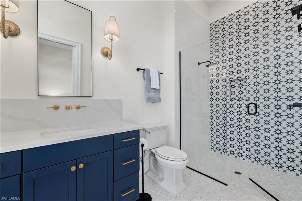 Bathroom, Glass Shower, Interior