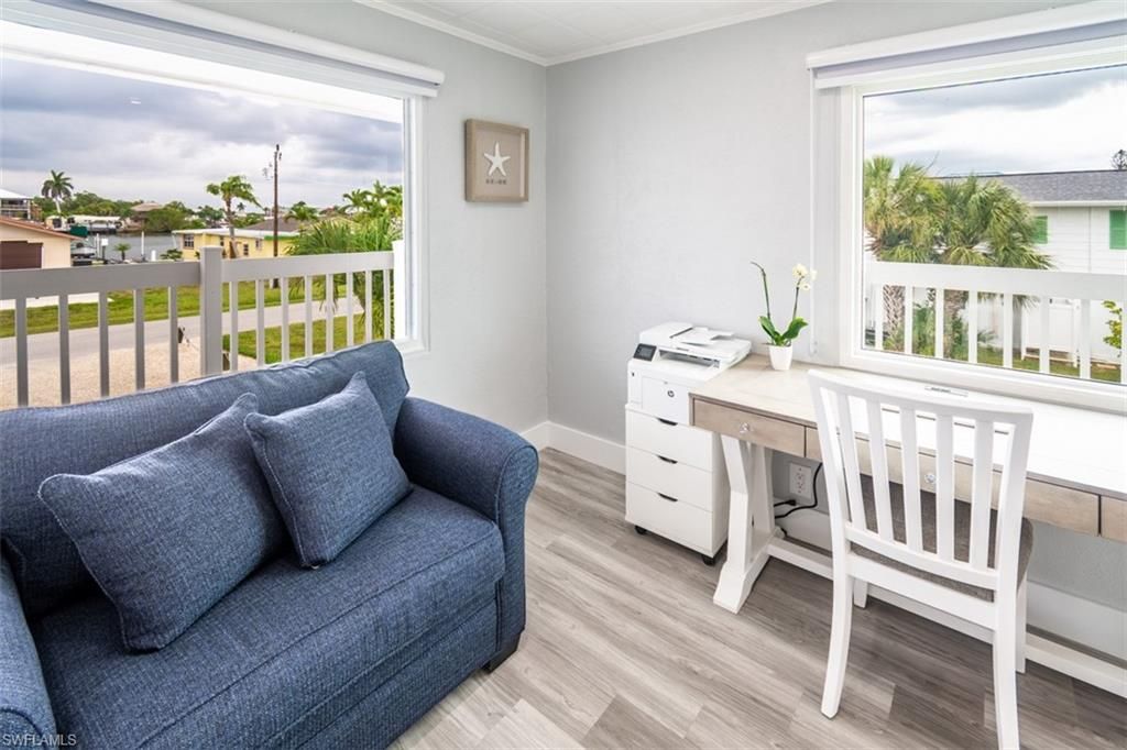 Home Office, Interior, Wood Texture Flooring