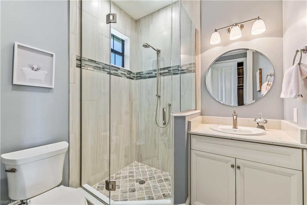 Bathroom, Glass Shower, Interior