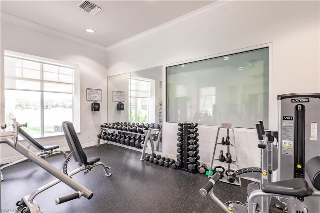 Fitness Equipment, Interior, Recessed Lighting