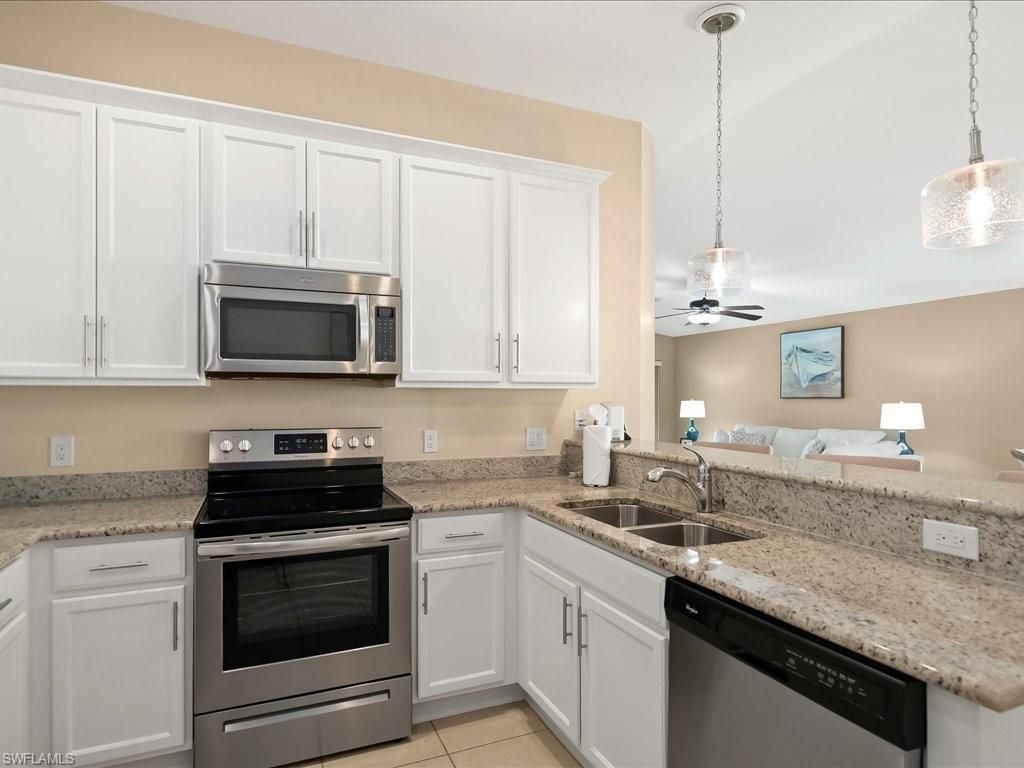 Interior, Kitchen, Pendant Lights, Stainless Steel Appliances