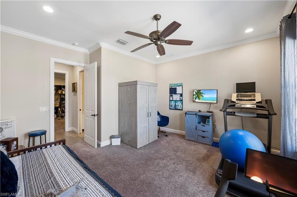 Home Office, Interior, Recessed Lighting