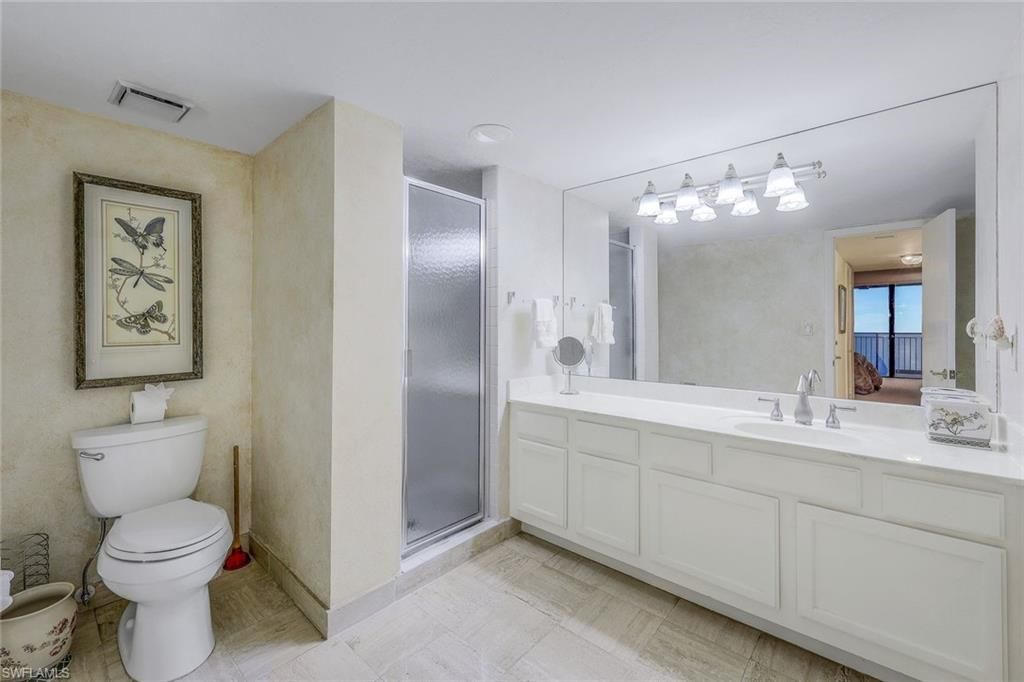 Bathroom, Dual Sink Vanities, Glass Shower, Interior