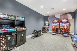 Game Room, Interior, Recessed Lighting