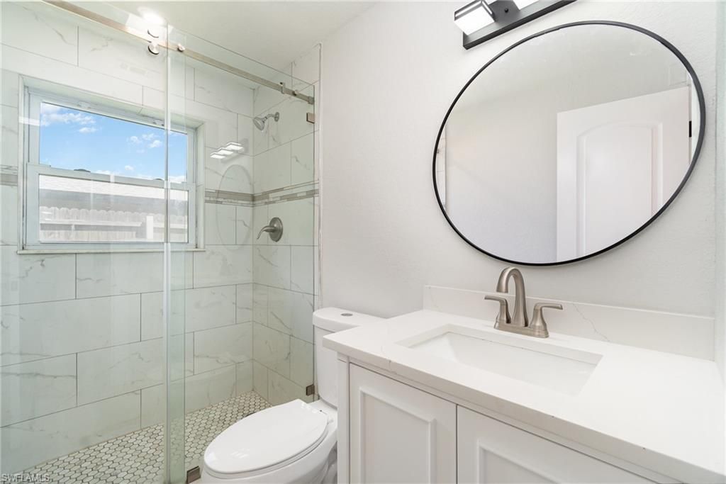 Bathroom, Glass Shower, Interior, Marble Walls