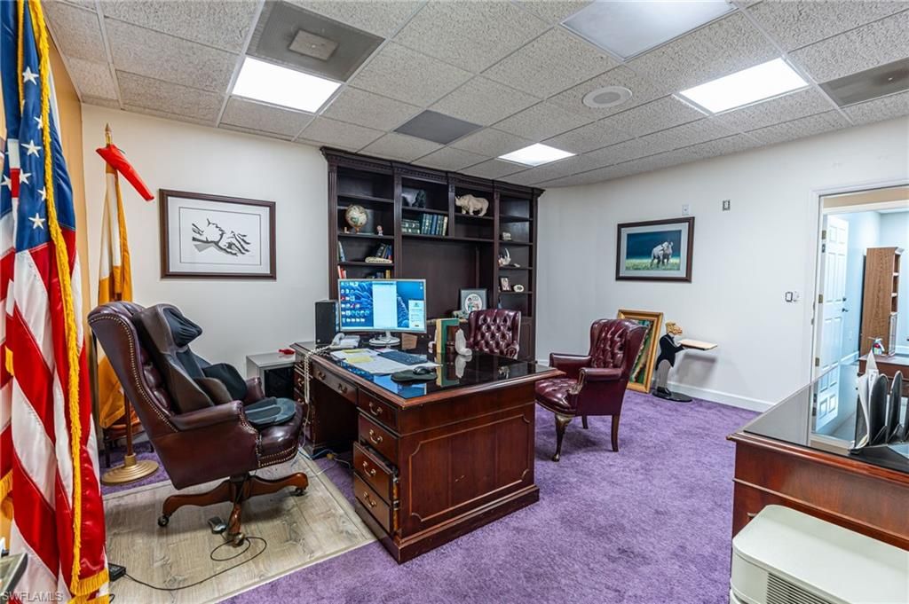 Home Office, Interior, Recessed Lighting