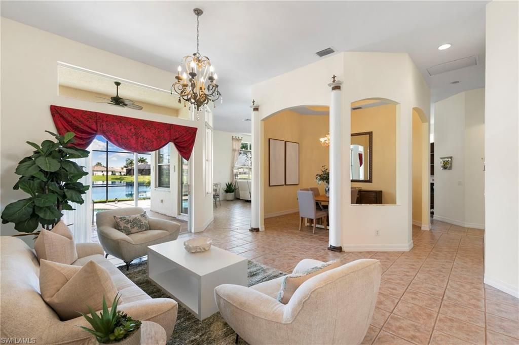Chandelier, Interior, Living room, Recessed Lighting, Water