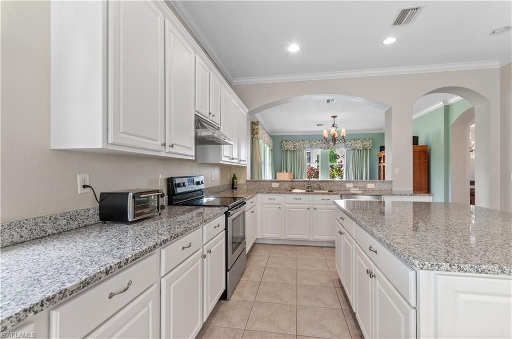 Chandelier, Interior, Kitchen, Recessed Lighting