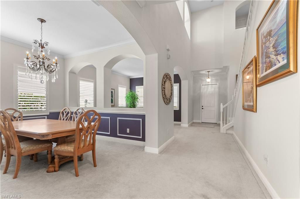 Chandelier, Dining room, Interior