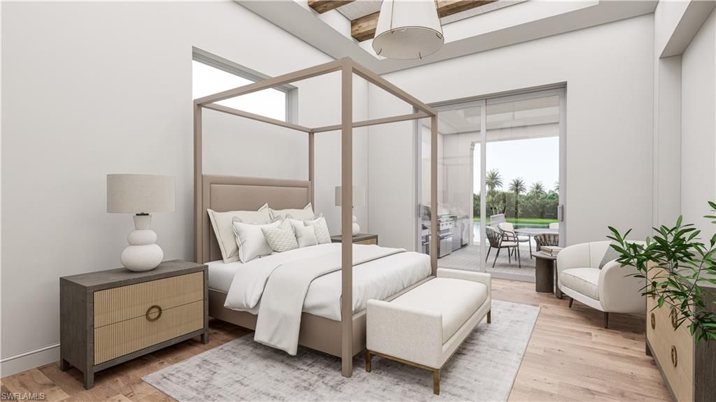 Bedroom, Interior, Wood Texture Flooring